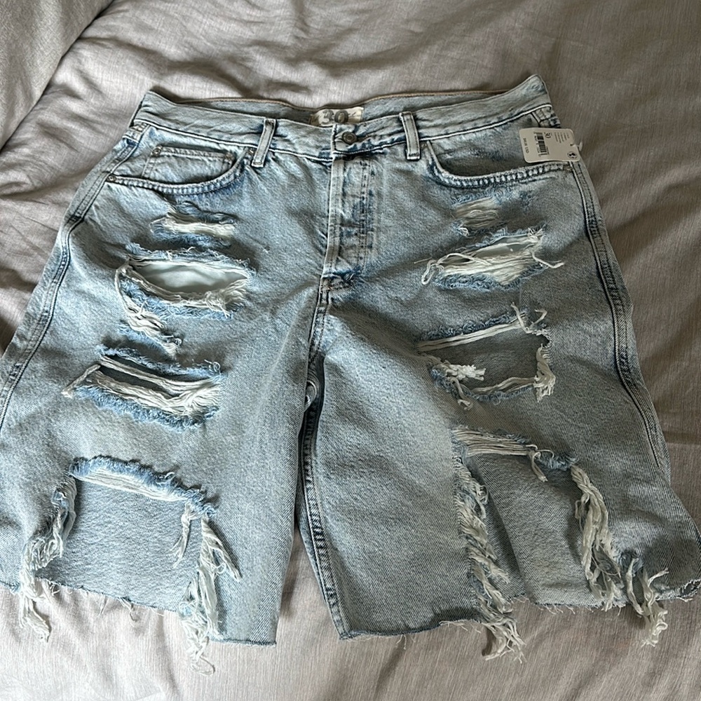 Free people denim / jean shorts size 30